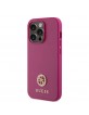 Guess iPhone 15 Pro Case Cover Diamond Rhinestone 4G Pink