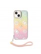 Guess iPhone 15 Plus 14 Plus Case Stap Peony Glitter Pink