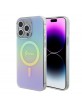 Guess iPhone 15 Pro Hülle Case Cover MagSafe IML Iridescent Türkis