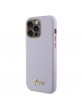 Guess iPhone 15 Pro Max Case Cover Glossy Script Glitter Lilac