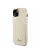 Guess iPhone 15 Plus Case Cover Glossy Script Glitter Gold