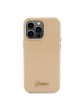 Guess iPhone 15 Pro Max Hülle Case Cover Glossy Script Glitter Gold