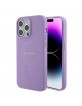 Guess iPhone 15 Pro Max Case MagSafe Case Cover Saffiano Purple