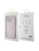 Guess iPhone 14 Case Cover Saffiano MagSafe Pink