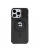 Karl Lagerfeld iPhone 15 Pro Max Case Cover Ikonik MagSafe Black
