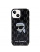 Karl Lagerfeld iPhone 15 Case Cover Monogram Ikonik Black