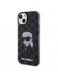 Karl Lagerfeld iPhone 15 Plus Case Cover Monogram Ikonik Black
