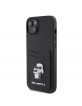 Karl Lagerfeld iPhone 15 Plus / 14 Plus Case SAFFIANO CARDSLOT Black