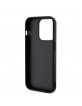 Karl Lagerfeld iPhone 15 Pro Max Case 3D Rubber Glitter Black