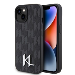 Karl Lagerfeld iPhone 15 Case Cover Monogram Black