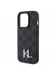 Karl Lagerfeld iPhone 15 Pro Case Cover Monogram Black