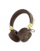 Guess Bluetooth 5.3 Over Ear Headphones 4G Metal Logo Brown