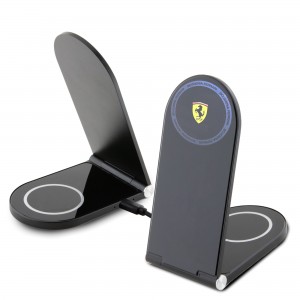 Ferrari 2in1 MagSafe Desktop Table Charger 15W Black