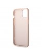 Guess iPhone 15 Case Cover 4G Big Metal Logo Pink