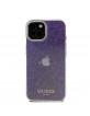 Guess iPhone 15 Case Cover Mirror Disco Faceted Pink