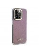 Guess iPhone 15 Pro Max Case Cover Mirror Disco Faceted Pink