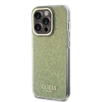 Guess iPhone 15 Pro Hülle Case Cover Mirror Disco Faceted Gold