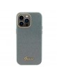 Guess iPhone 15 Pro Max Case Cover Glitter Glossy Script Green