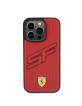 Ferrari iPhone 15 Pro Case Cover Perforated SF Red