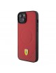 Ferrari iPhone 15 Plus Case Cover Carbon MagSafe Red
