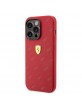 Ferrari iPhone 15 Pro Hülle Case Cover Silikon All Over SF Rot