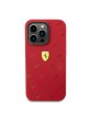 Ferrari iPhone 15 Pro Case Cover Silicone All Over SF Red