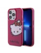 Hello Kitty iPhone 15 Case Cover Kitty Head Pink