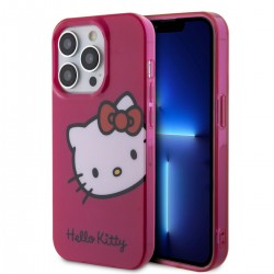 Hello Kitty iPhone 15 Pro Case Cover Kitty Head Pink