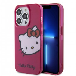 Hello Kitty iPhone 15 Pro Max Case Cover Kitty Head Pink