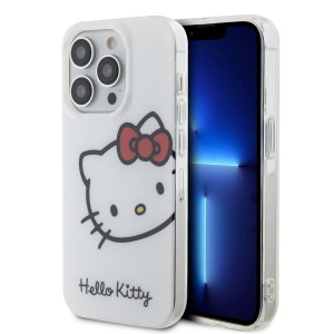 Hello Kitty iPhone 14 Pro Hülle Case Cover Kitty Kopf Weiß