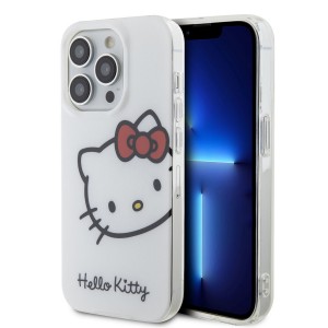 Hello Kitty iPhone 15 Hülle Case Cover Kitty Kopf Weiß