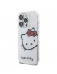 Hello Kitty iPhone 15 Pro Hülle Case Cover Kitty Kopf Weiß