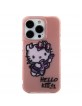 Hello Kitty iPhone 15 Pro Case Cover Graffiti Guitar Pink