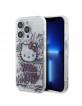 Hello Kitty iPhone 15 Pro Max Case Cover Graffiti Kitty on Bricks White