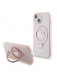 Hello Kitty iPhone 15 14 13 Case Case Ring Stand MagSafe Pink
