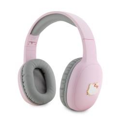 Hello Kitty Bluetooth 5.3 On Ear Headphones Metal Logo Pink