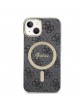 Guess iPhone 15 Case Cover 4G MagSafe IML Black