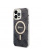 Guess iPhone 15 Pro Max Case Cover 4G MagSafe IML Black