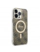 Guess iPhone 15 Pro Max Hülle Case Cover 4G MagSafe IML Braun