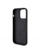 Guess iPhone 15 Pro Hülle Case Cover MagSafe 4G Stripe Schwarz