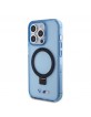 BMW iPhone 15 Pro Hülle Case Ring Stand Magsafe Halter Blau