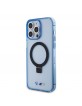 BMW iPhone 15 Pro Max Hülle Case Ring Stand Magsafe Halter Blau