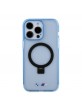 BMW iPhone 15 Pro Max Hülle Case Ring Stand Magsafe Halter Blau