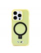 BMW iPhone 15 Pro Case Ring Stand Magsafe Holder Yellow