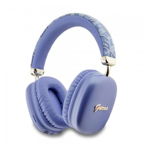 Guess Bluetooth 5.3 Over Ear Headphones Metallic Gcube Purple