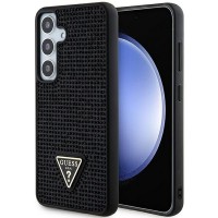 Guess Samsung S24 Case Triangle Crystals Rhinestones Black