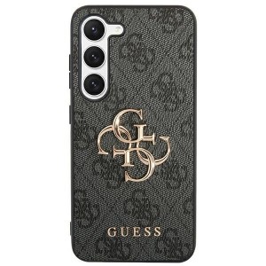 Guess Samsung S24+ Plus Case Cover 4G Big Metal Logo Gray