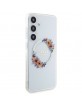Guess Samsung S24+ Plus Case MagSafe Flowers Transparent