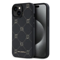 Karl Lagerfeld iPhone 14 Pro Hülle Case Magafe Head Schwarz