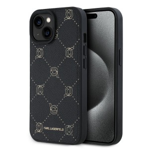 Karl Lagerfeld iPhone 15 Pro Max Case Magafe Head Black